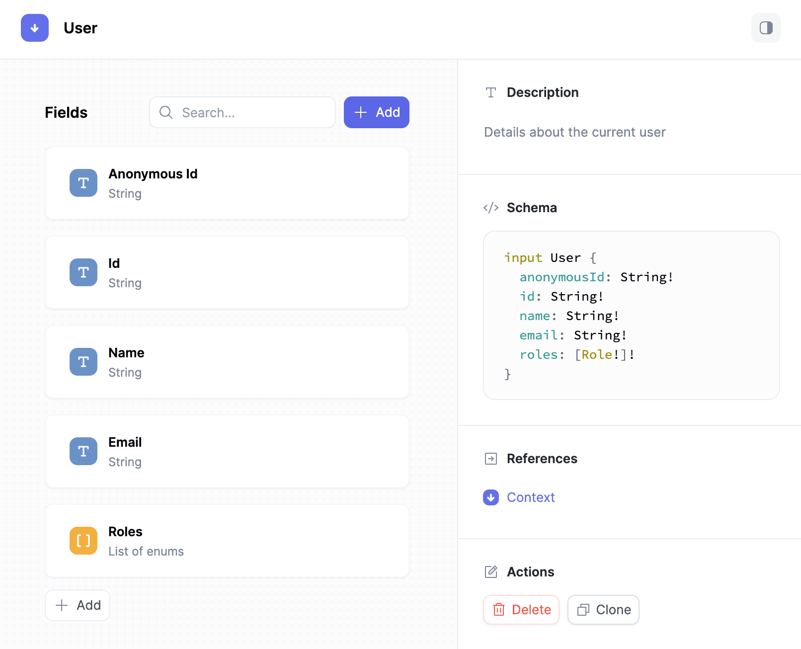 Add custom input types like User, Restaurant, and Platform for targeted flagging in Hypertune.