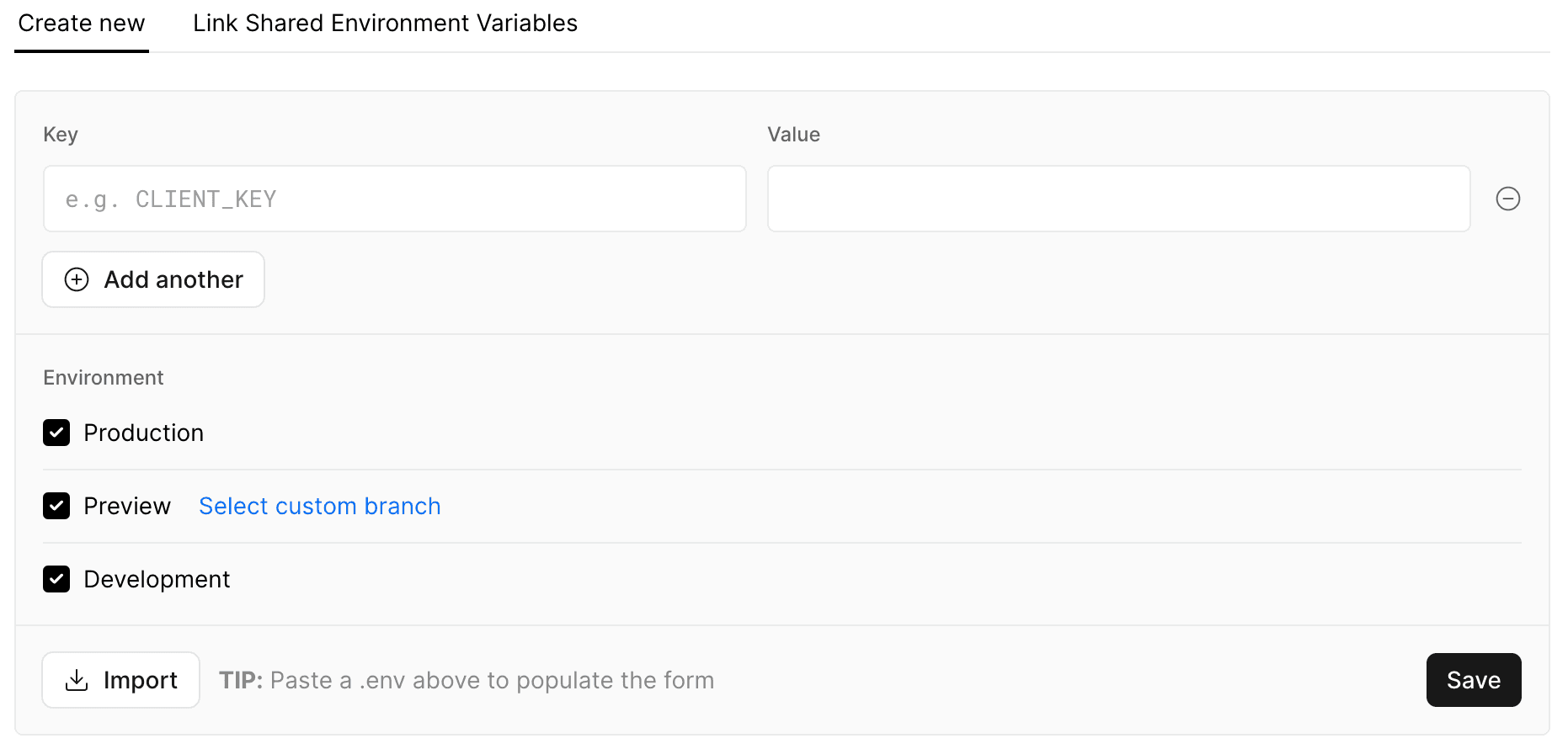 Adding an Environment Variable to the staging branch.